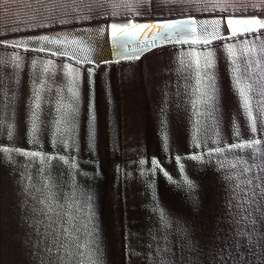 Miracle Body Black Denim Stretch Leggings